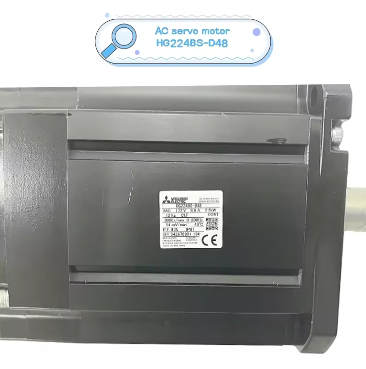 MITSUBISHI AC Động cơ servo MITSUBISHI AC HG224BS-D48 Tốc độ 3000r/phút